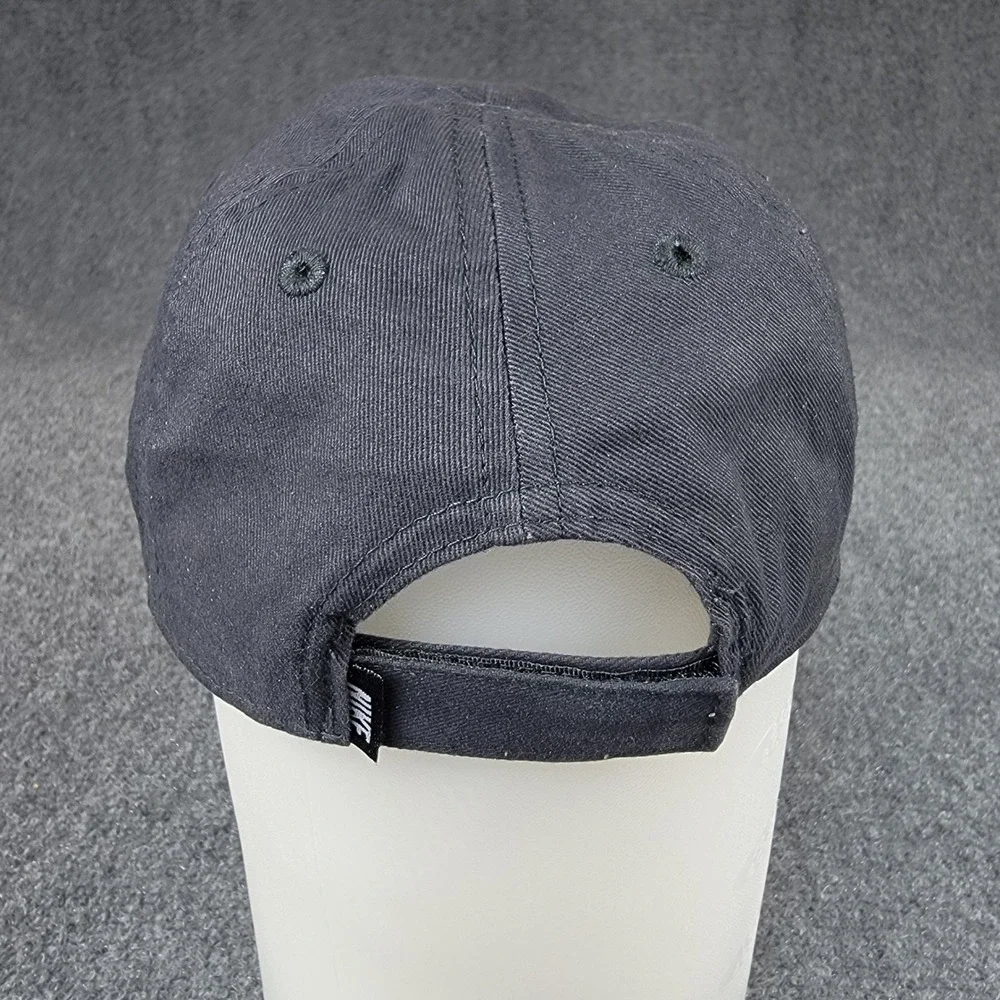 Nike Infant Baseball Cap Black White Swoosh Logo Adjustable Hat 2902-693‎